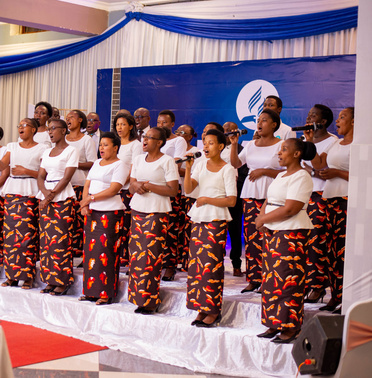 Sakina Adventist Choir performing live on stage